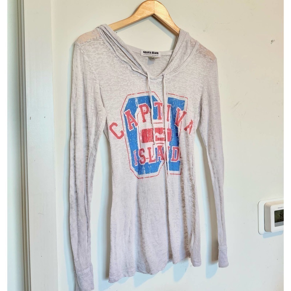 GUAVA BEACH Womens Light Weight XL hoodie Captiva Island​​​​​